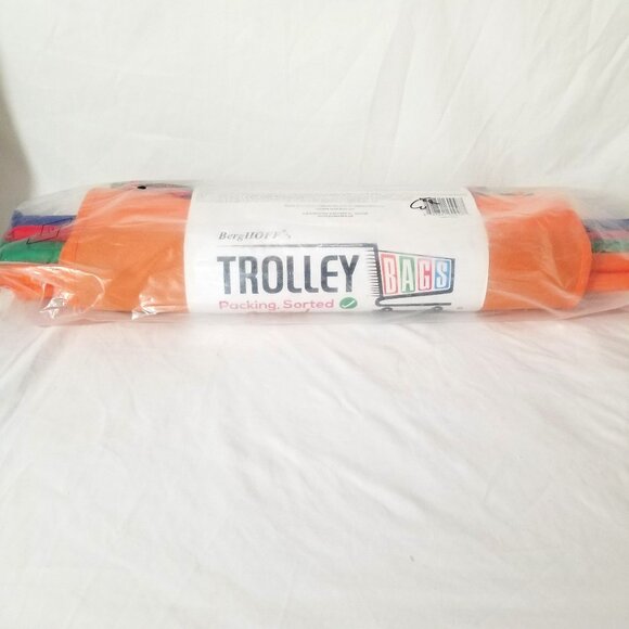 BERGHOFF Trolley Packing REUSABLE SHOPPING BAG SYSTEM Shopping Cart Organizer - Picture 1 of 6